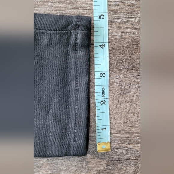 Paige Verdugo Ultra Skinny Ankle Jean's Women's 29 Sterling Black Luxe Coating - Picture 12 of 13